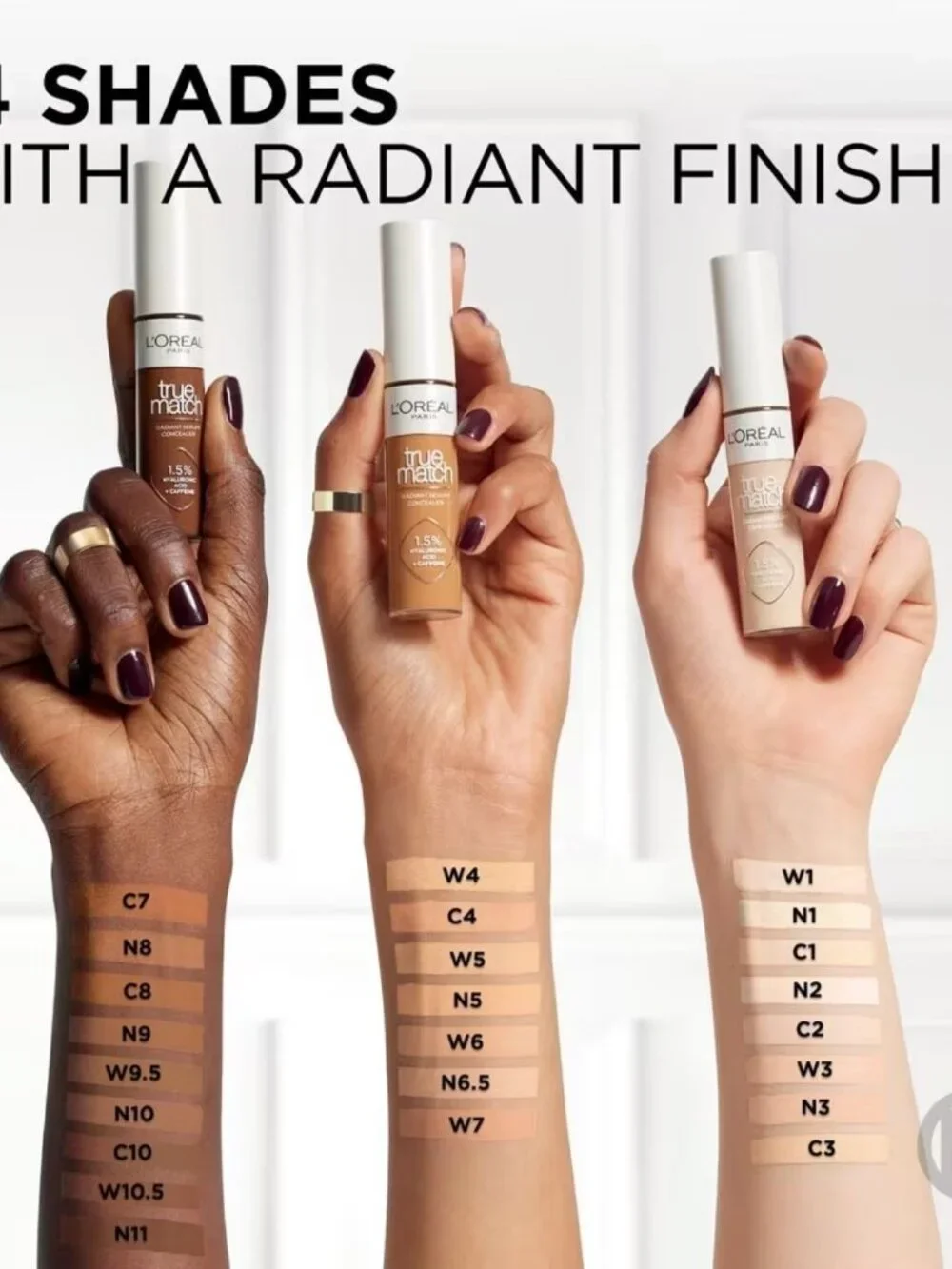 LOreal True Match Radiant Serum Concealer C8 Medium Deep Hyaluronic New